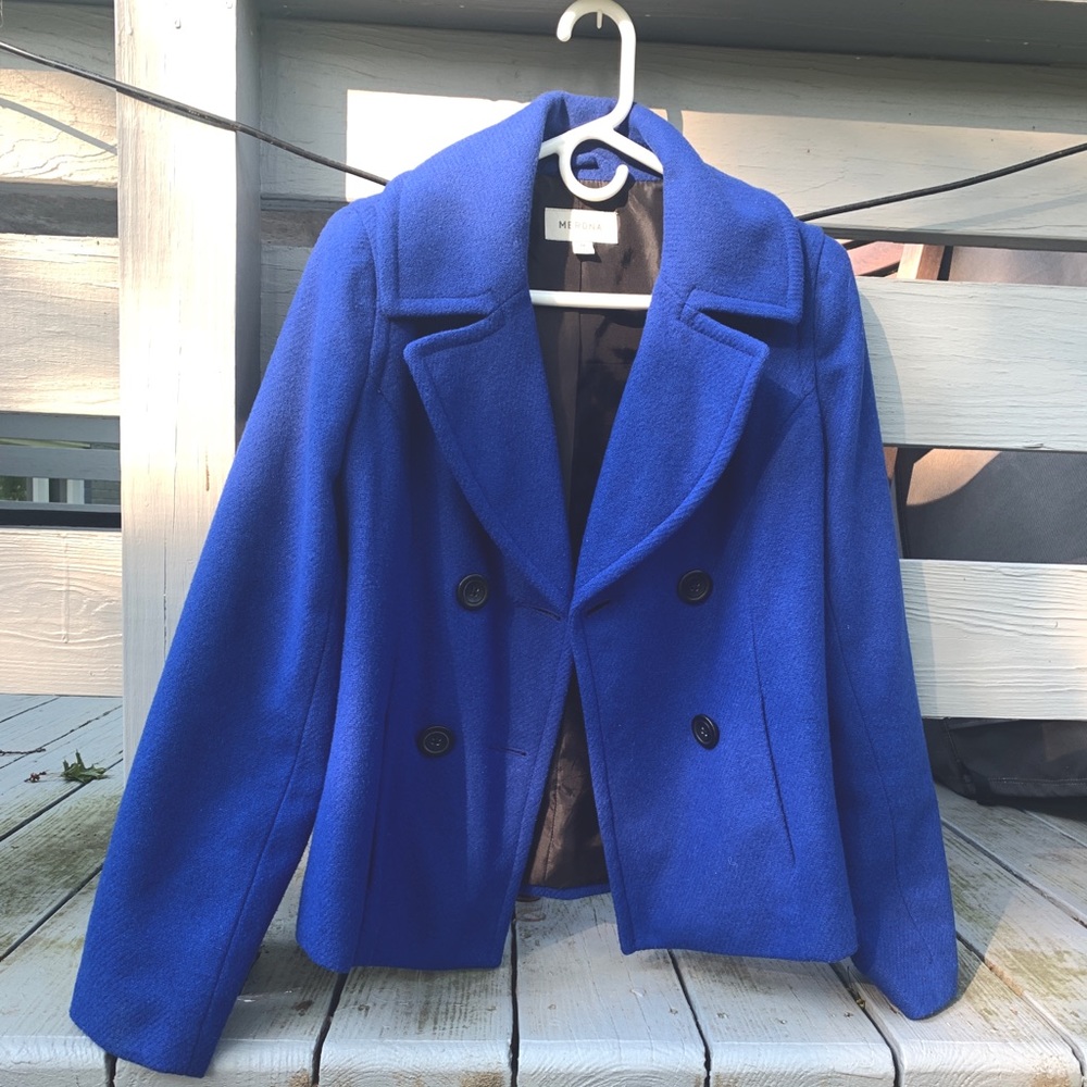 Merona Target Coat Royal Blue